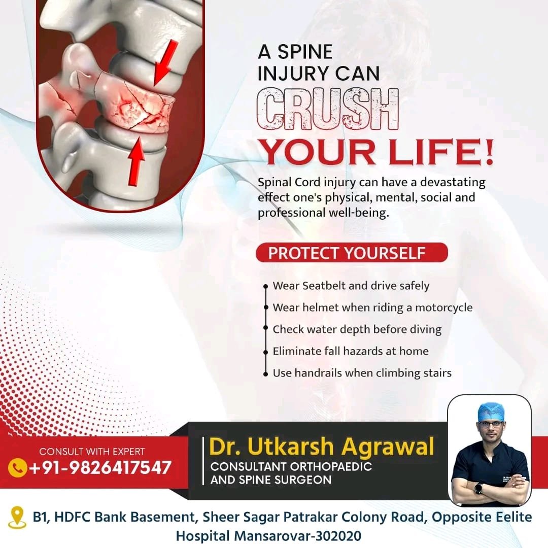 A Spine Injury Can Crush Your Life – Tips to Protect Your Spine Health